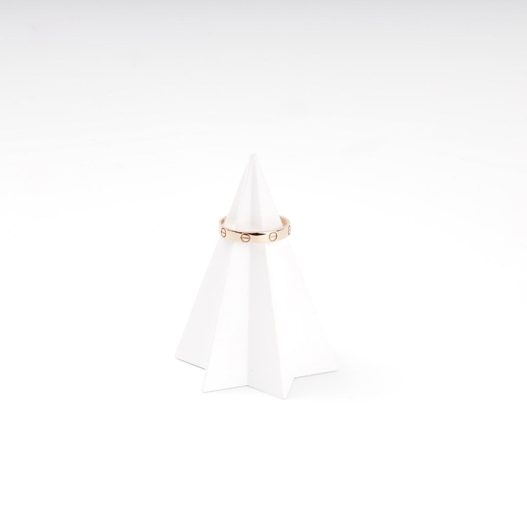 Rose Gold 585 Screw-Motif Band Ring | Ukrainian Jewelry