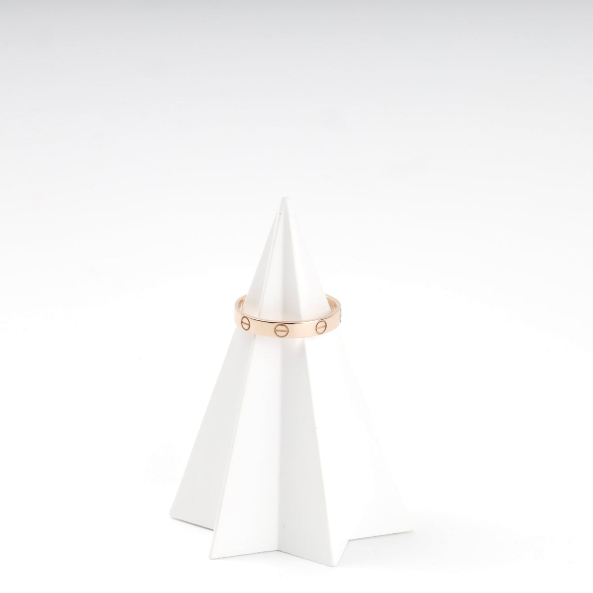 Rose Gold 585 Screw-Motif Band Ring | Ukrainian Jewelry