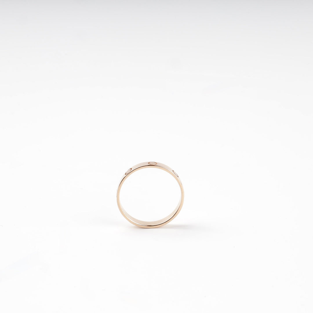 Rose Gold 585 Screw-Motif Band Ring | Ukrainian Jewelry