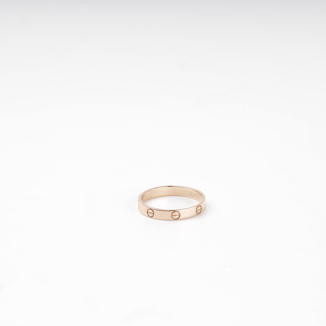 Rose Gold 585 Screw-Motif Band Ring | Ukrainian Jewelry