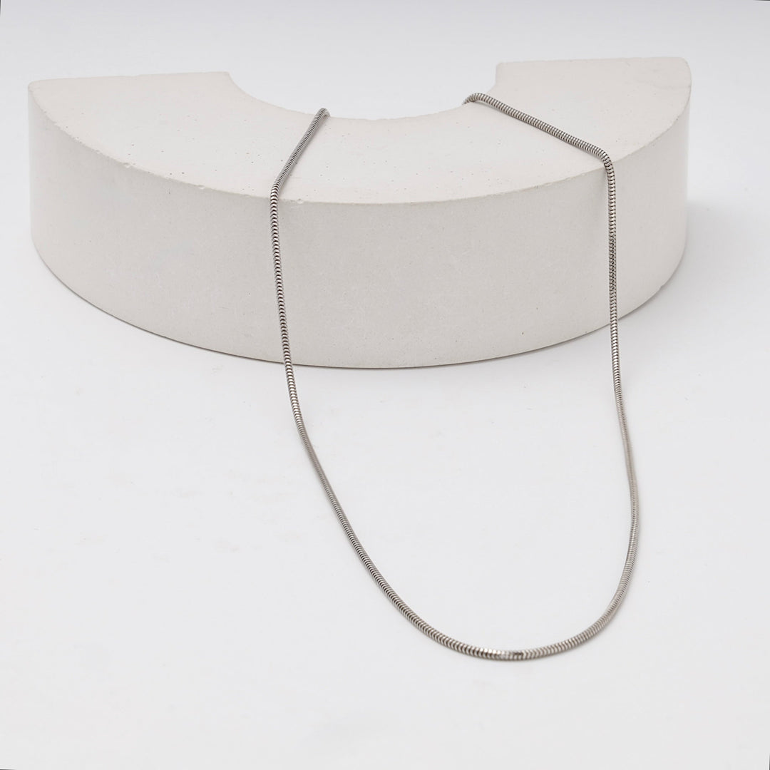 Silver 925 Thin Snake Chain Necklace | Ukrainian Jewelry