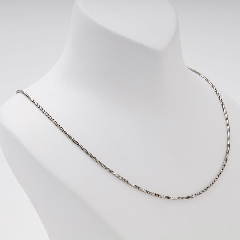 Silver 925 Thin Snake Chain Necklace | Ukrainian Jewelry