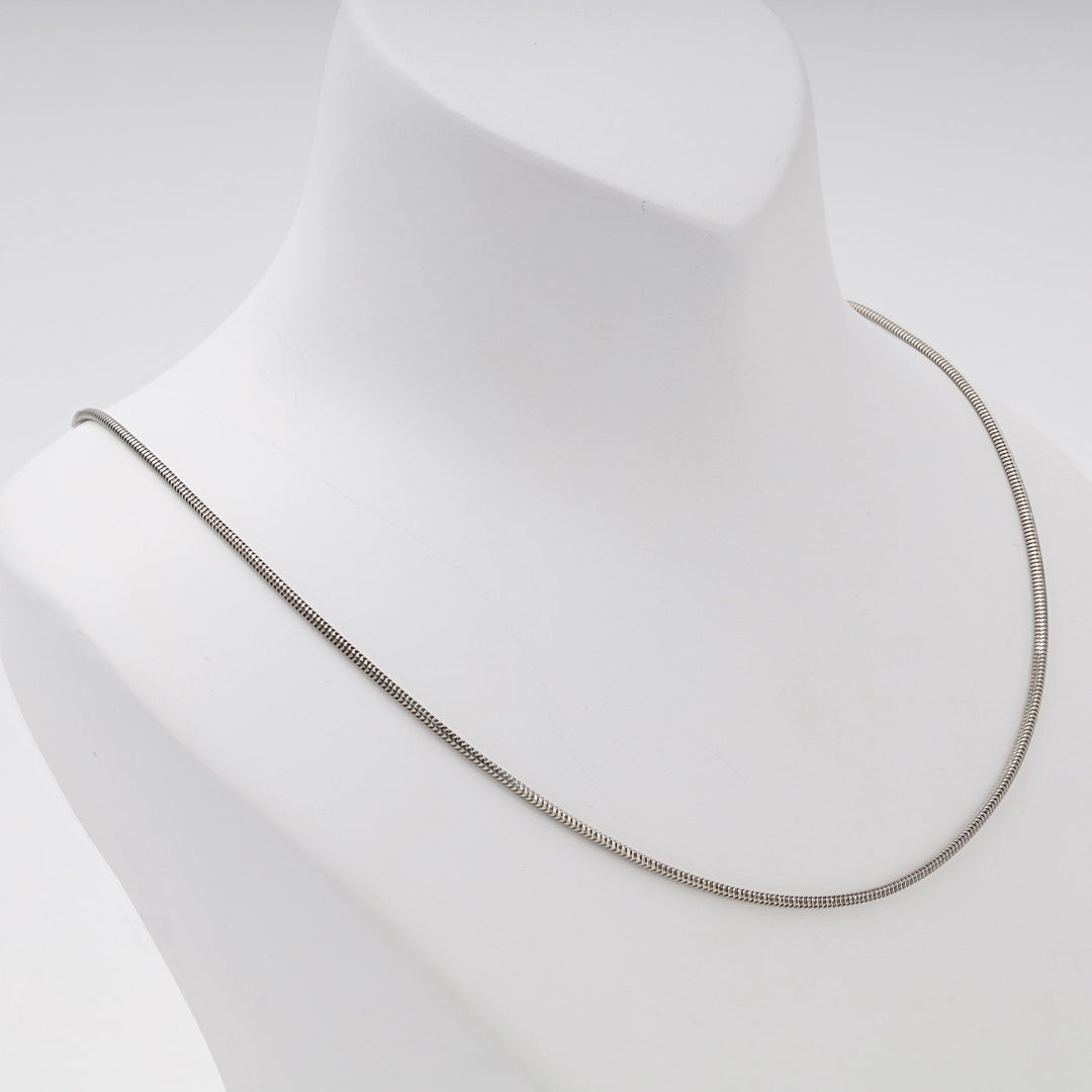 Silver 925 Thin Snake Chain Necklace | Ukrainian Jewelry