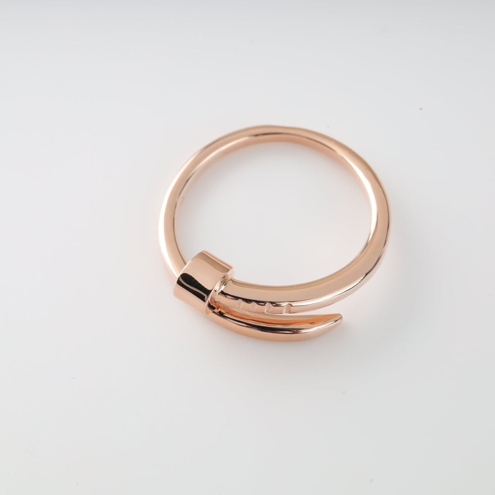 Gold Nail Ring 14K (585) Rose Gold | Ukrainian Jewelry