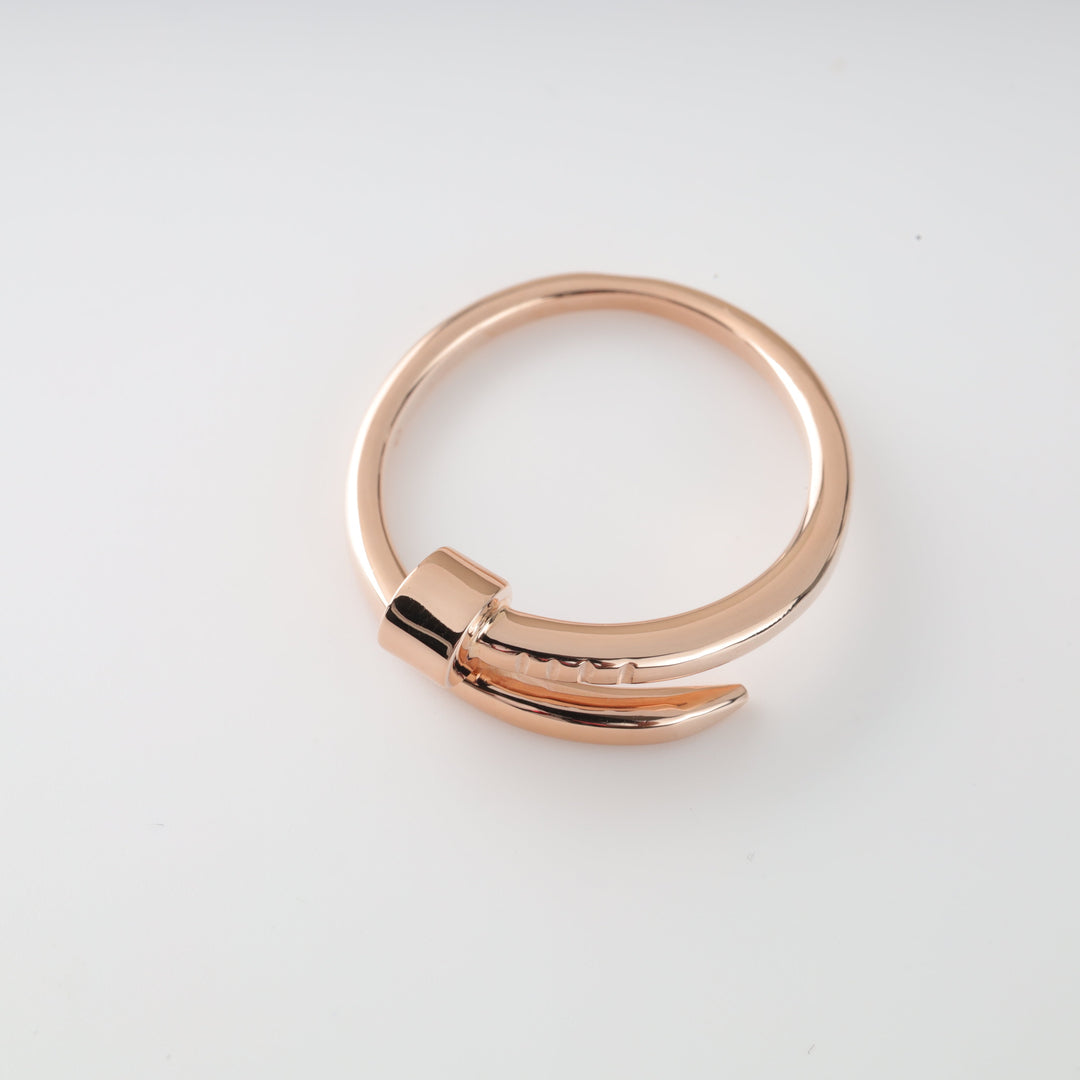 Gold Nail Ring 14K (585) Rose Gold | Ukrainian Jewelry