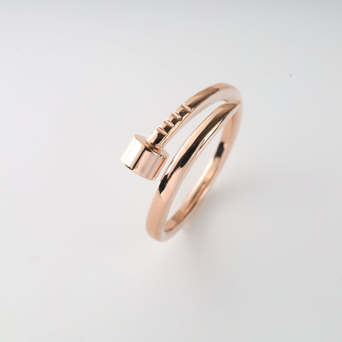Gold Nail Ring 14K (585) Rose Gold | Ukrainian Jewelry