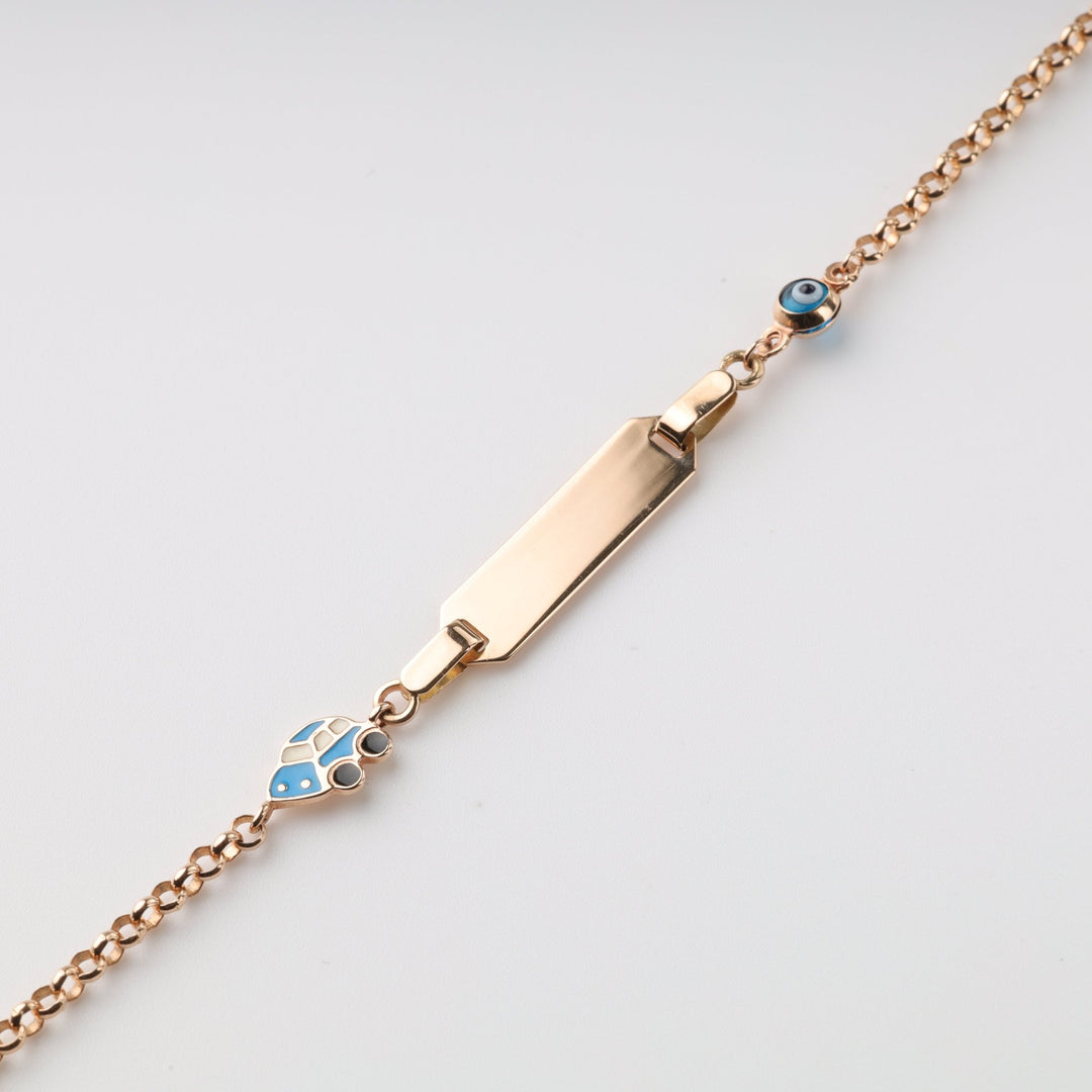 Children's Bracelet with Engraving Plate