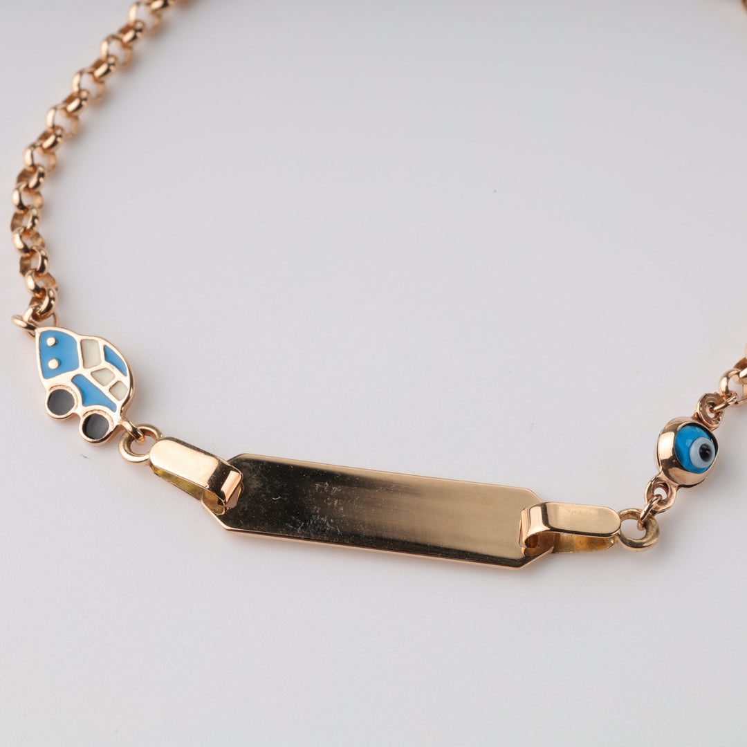 Children's Bracelet with Engraving Plate