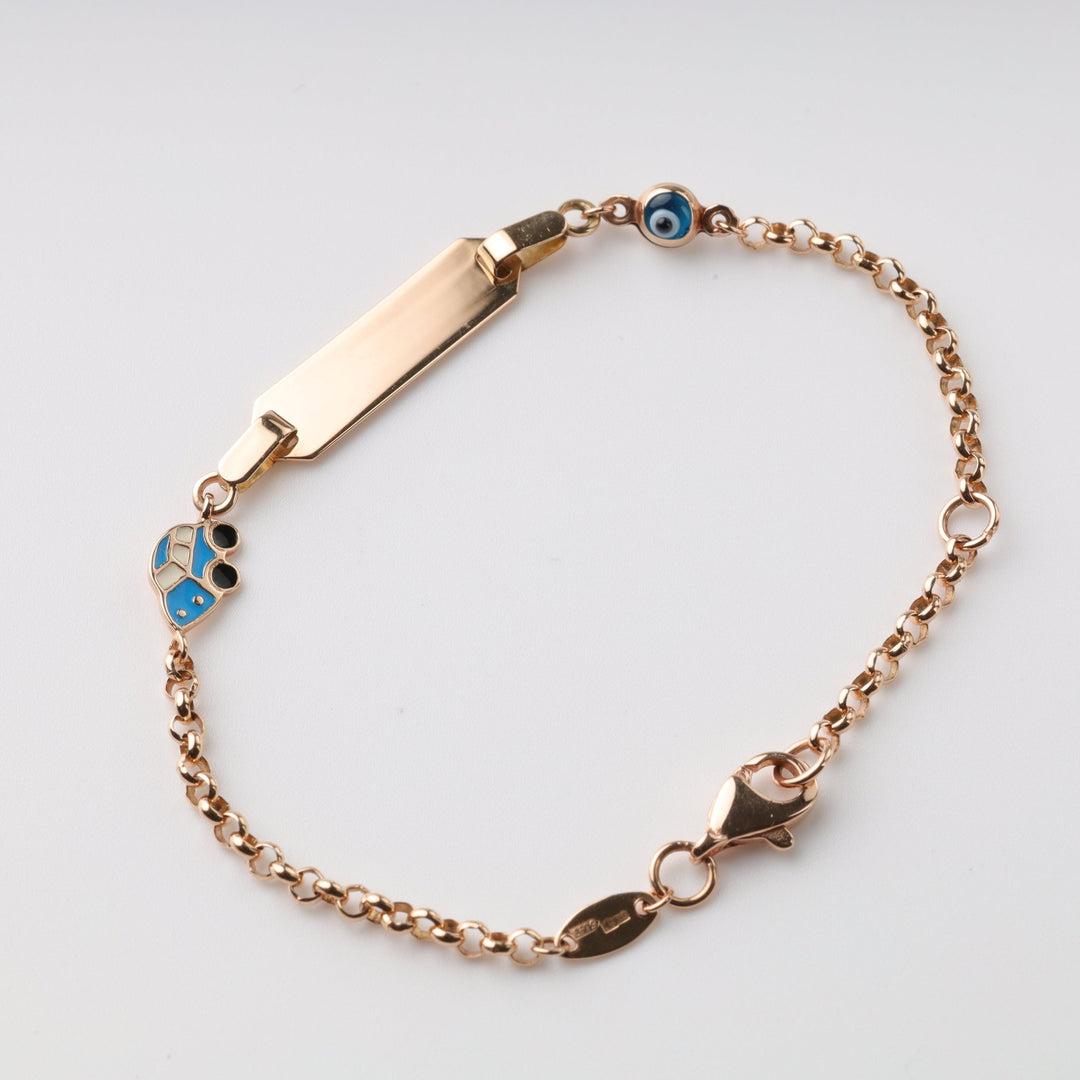 Children's Bracelet with Engraving Plate