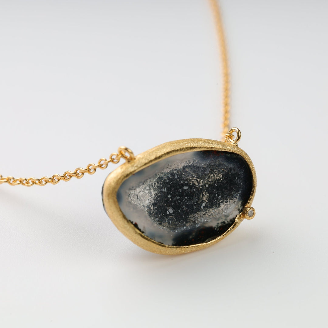 "Geode" necklace - Ukrainian Jewelry