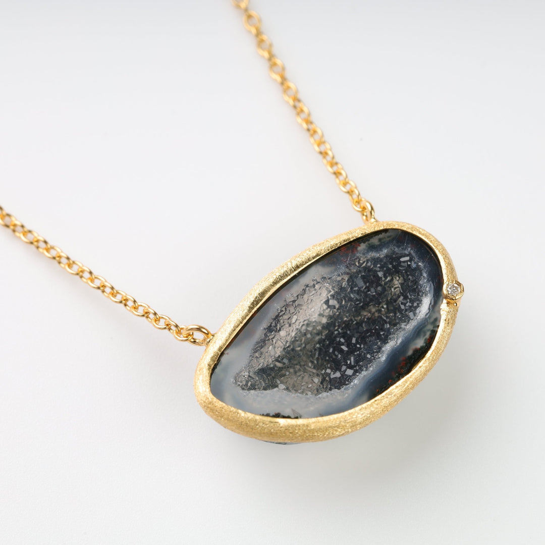 "Geode" necklace - Ukrainian Jewelry