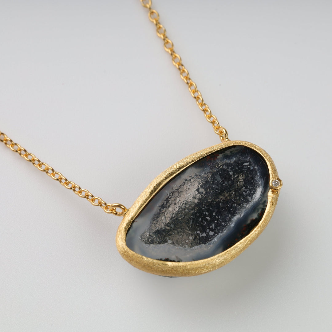 "Geode" necklace - Ukrainian Jewelry