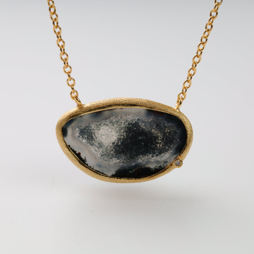 "Geode" necklace - Ukrainian Jewelry