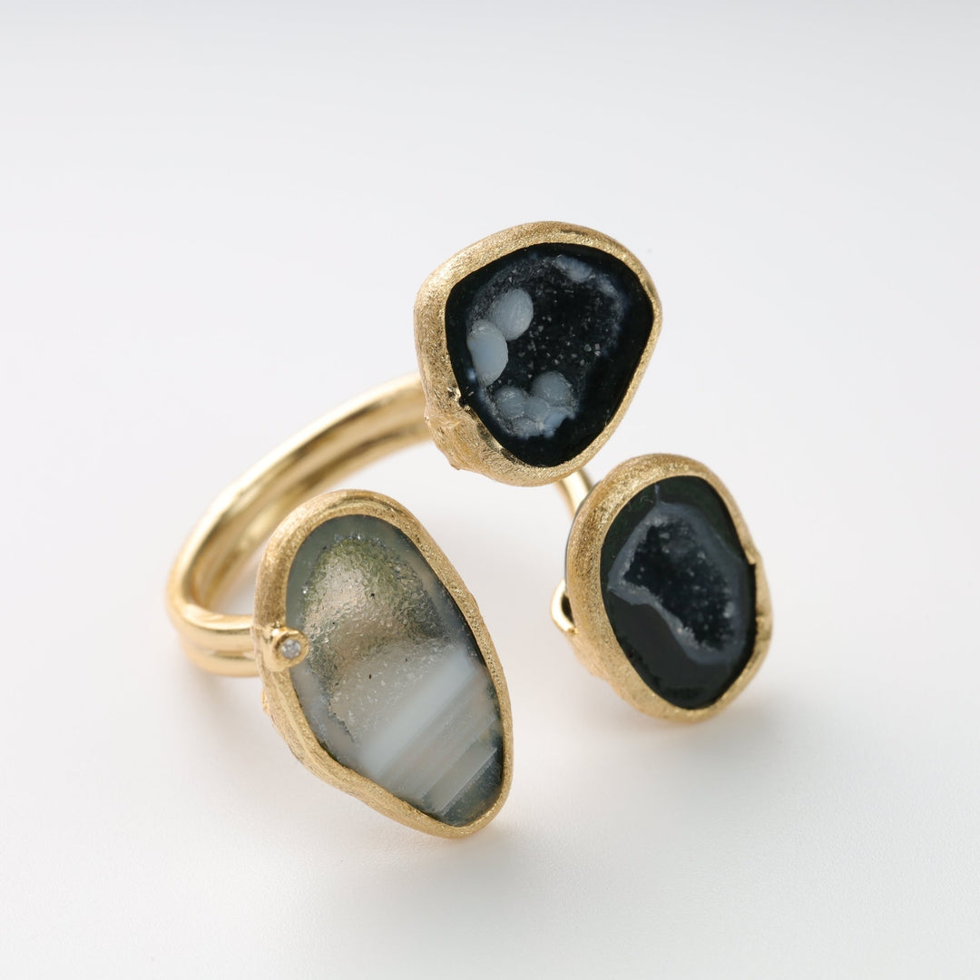 "Geode" ring - Ukrainian Jewelry