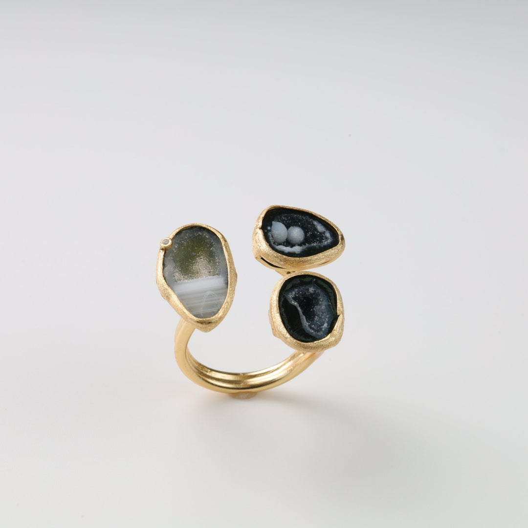 "Geode" ring - Ukrainian Jewelry