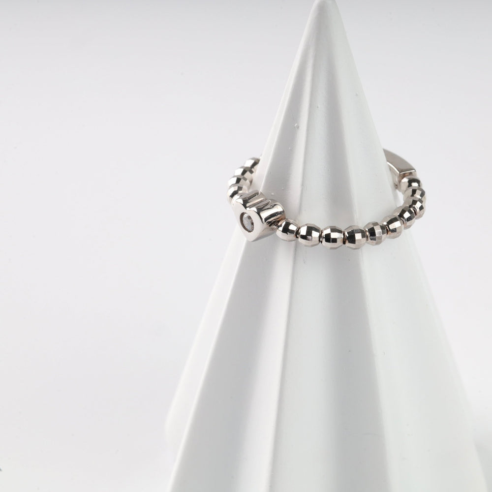 "With You" Ring | 14K White Gold (585) - Ukrainian Jewelry