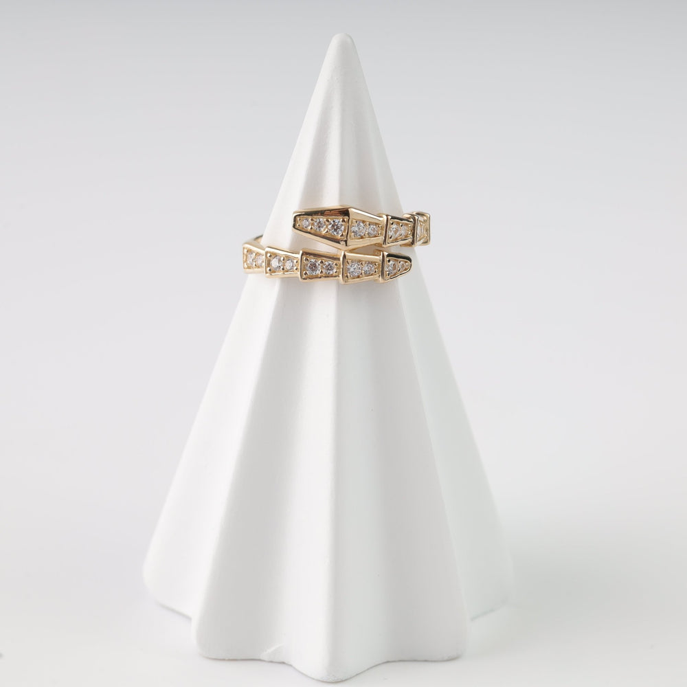 Snake Ring | 14K Gold (585) - Ukrainian Jewelry