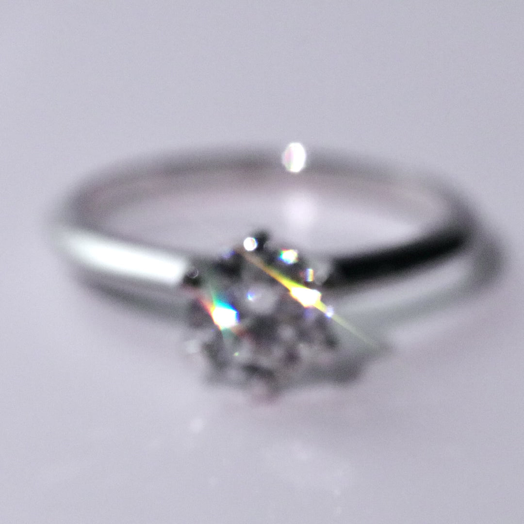 1 carat Lab Diamond Engagement ring | White gold 585