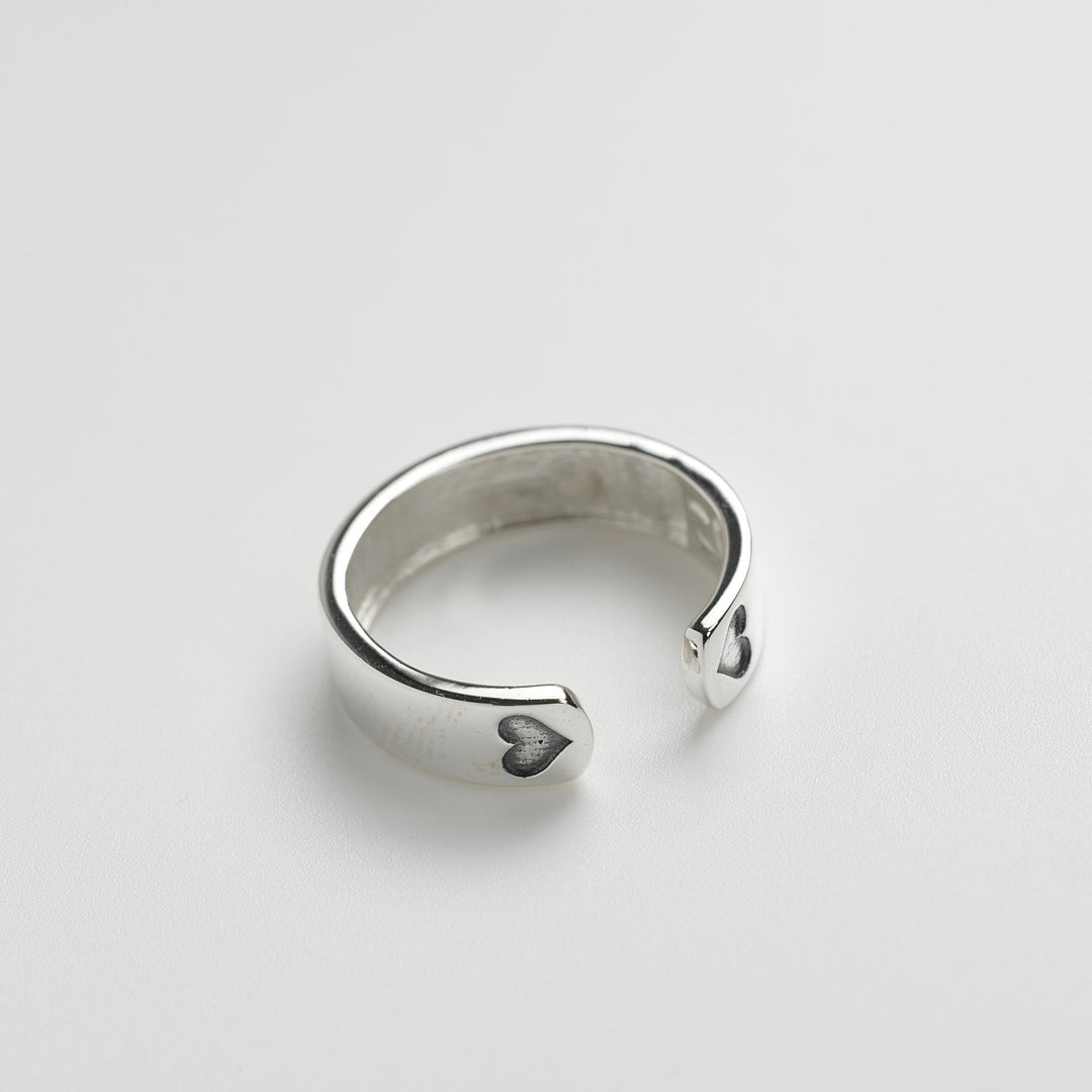 Silver Ring with Motivation "Create" - Ukrainian Jewelry