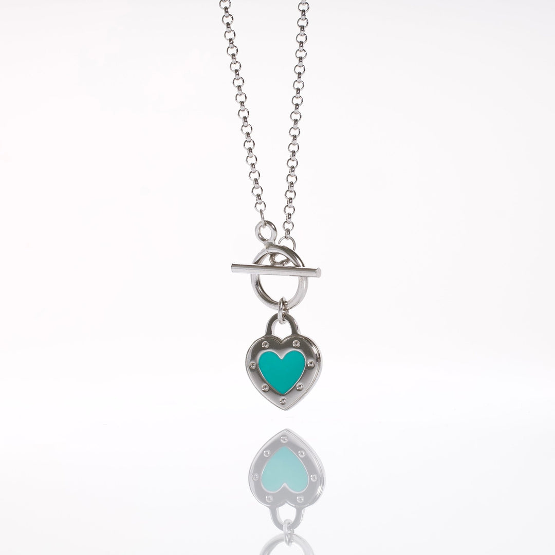 "Turquoise heart" - Ukrainian Jewelry